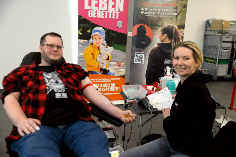 Blutspenden in der Marienplatz-Galerie