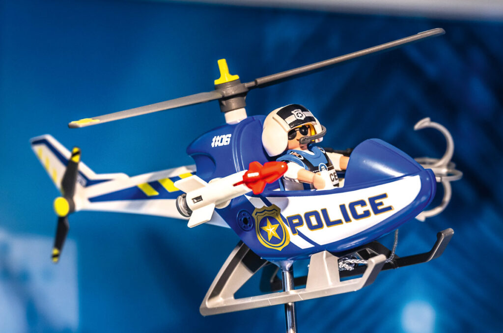 Polizeihubschrauber von Playmobil