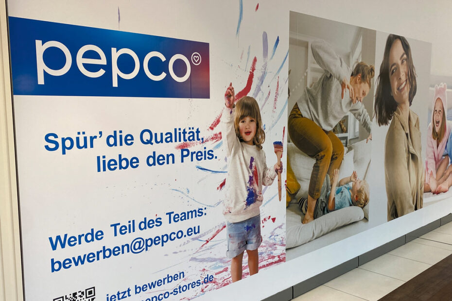 pepco Schaufenster