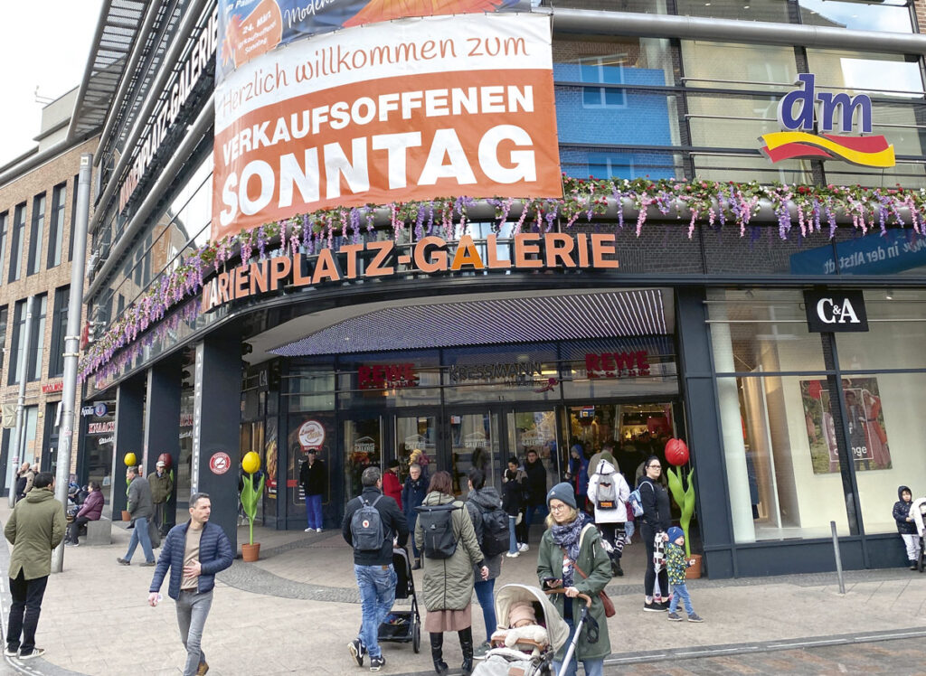 Eingang zur Marienplatz-Galerie