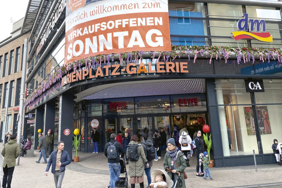 Eingang zur Marienplatz-Galerie
