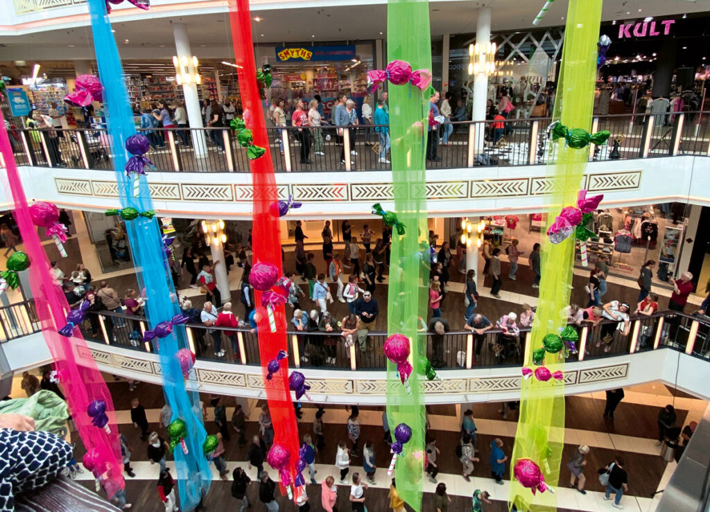 Linedance auf drei Etagen