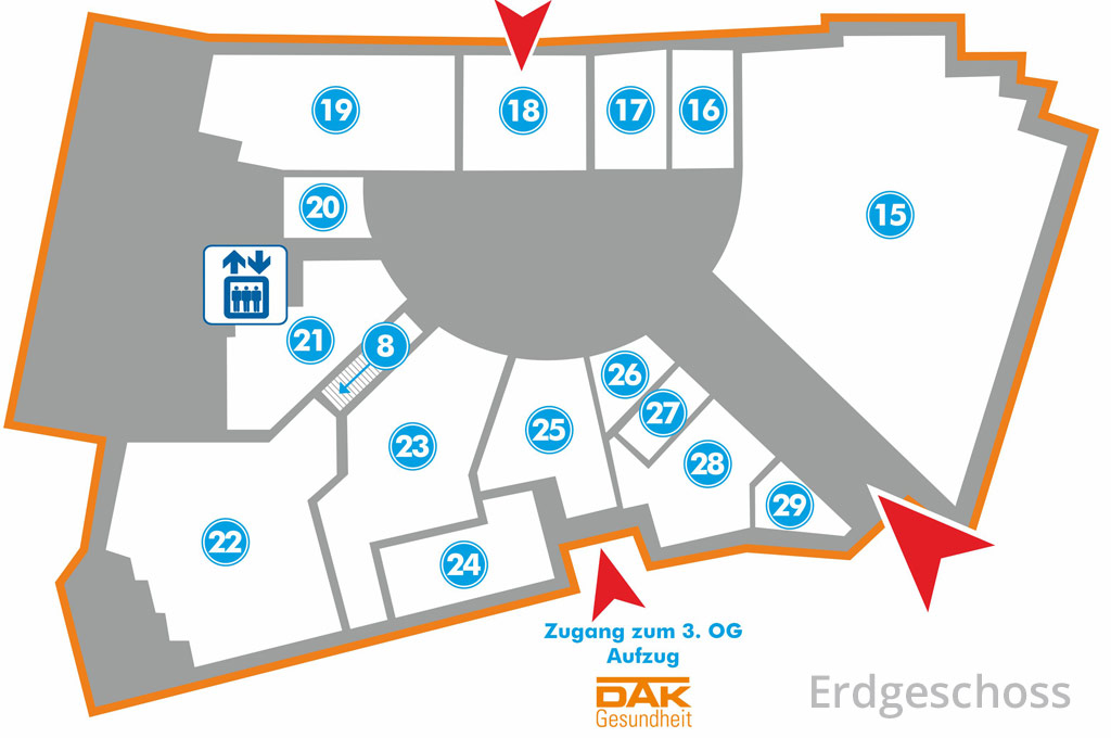 Plan Erdgeschoss