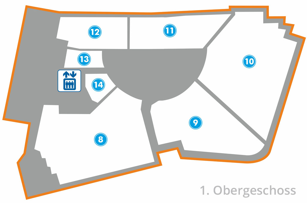 Plan 1. Obergeschoss